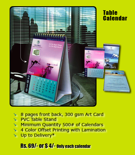 Table Calendar B